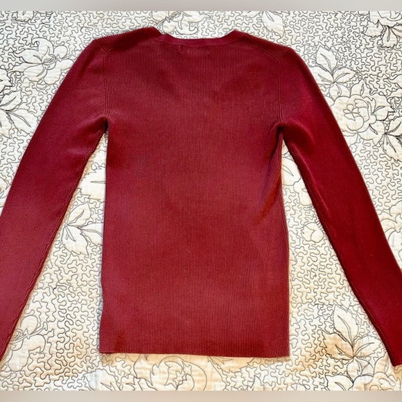 MICHAEL KORS Lace Front  Pull Over with Gold Tone Grommets NWOT Size M - Picture 5 of 8